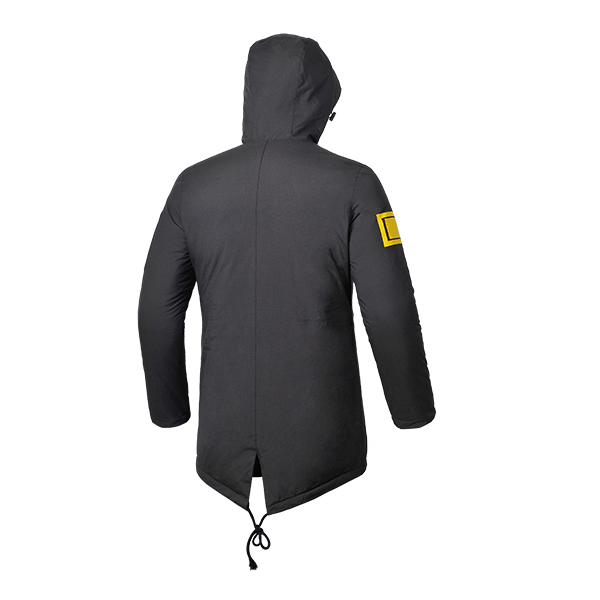 3510039 Anthracite Round Collar Jacket